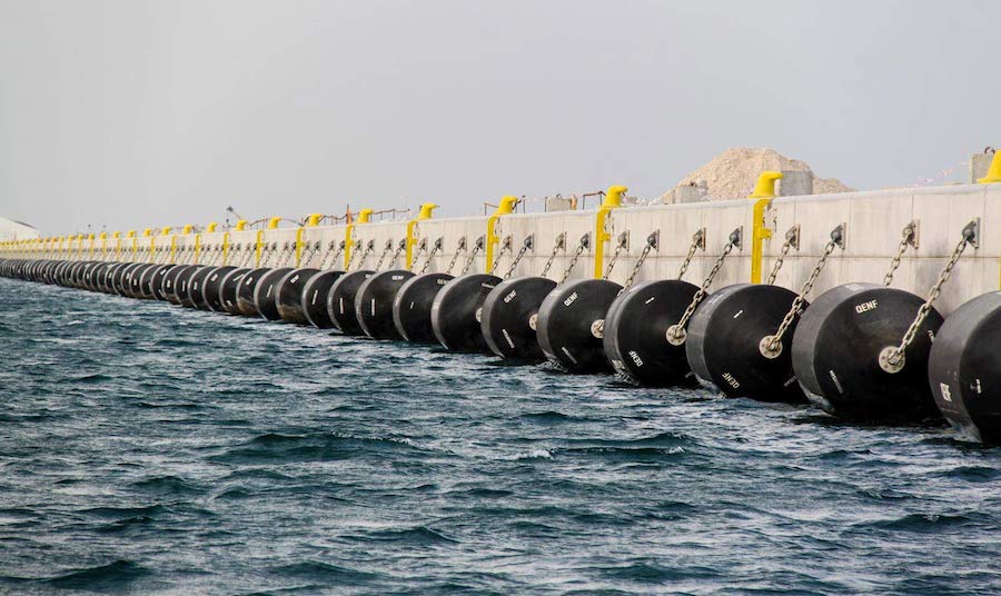 Marine Fendere: Pneumatisk fender Vs Solid Fender